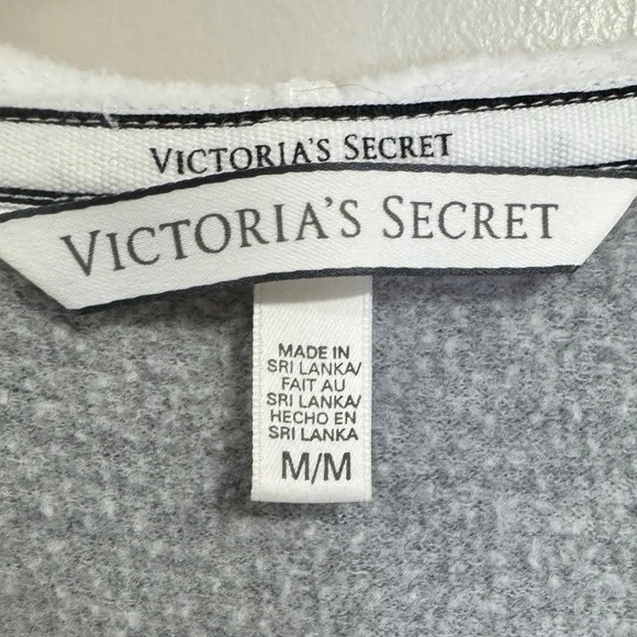 Victoria's Secret Gray Zip Up Woman’s Size M - Picture 4 of 5